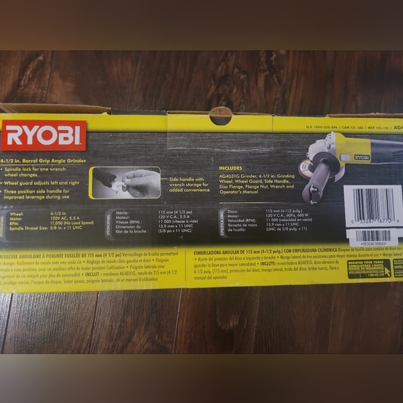 RYOBI Angle grinder - Picture 3 of 4